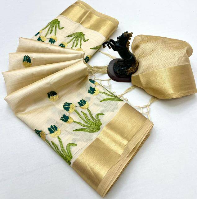 Malhar tissue kerala Wholesale saree dealers in Surat